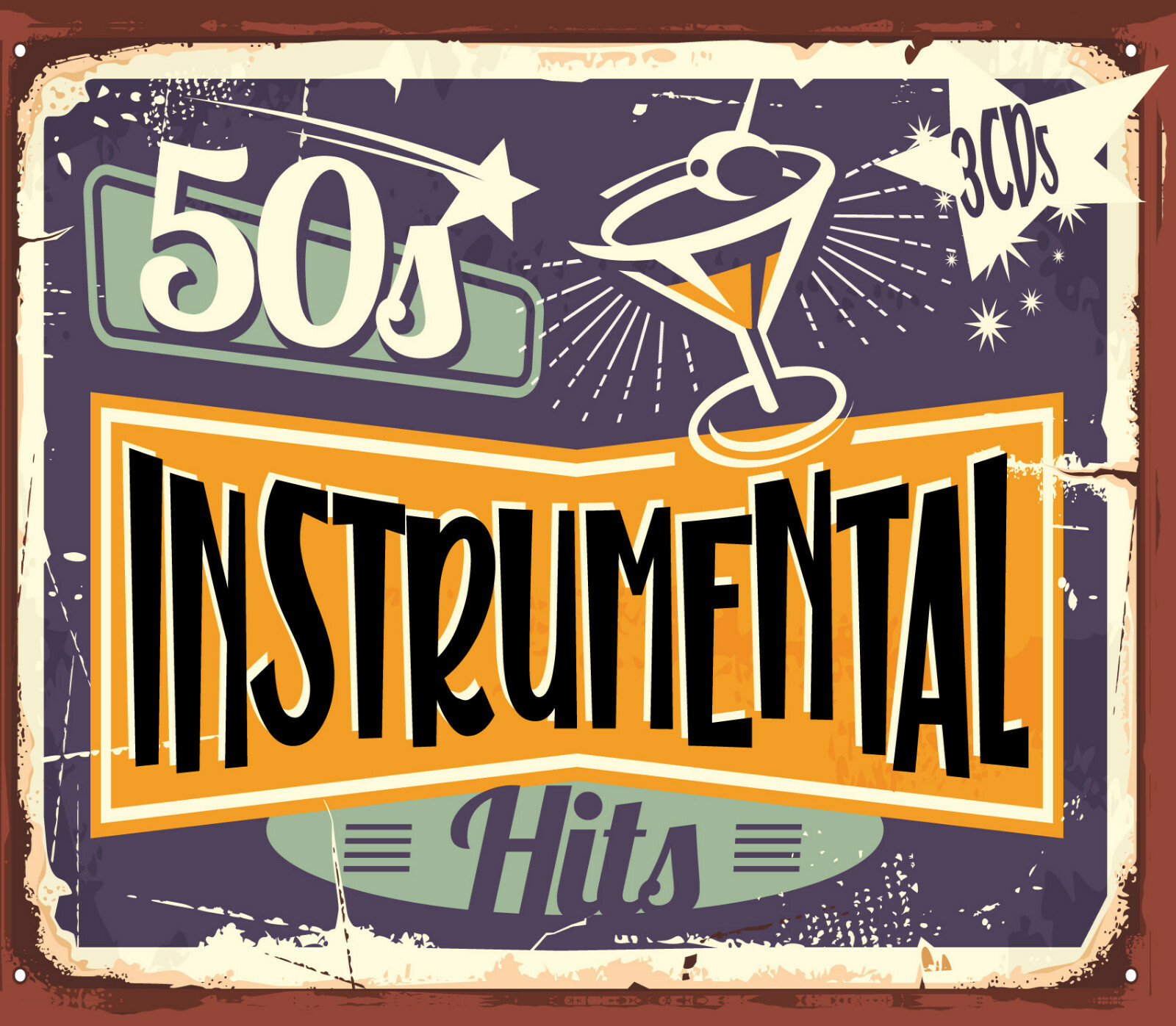CD 50S Instrumental Hits By Various Artists 3CDs