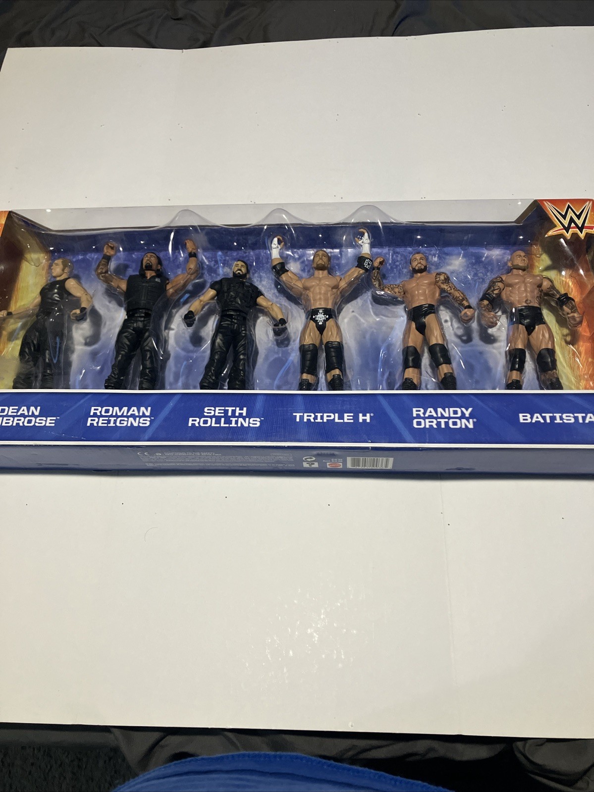 WWE superstar Collection 6 Pack. Dean Ambrose Reigns Seth HHH Orton Batista
