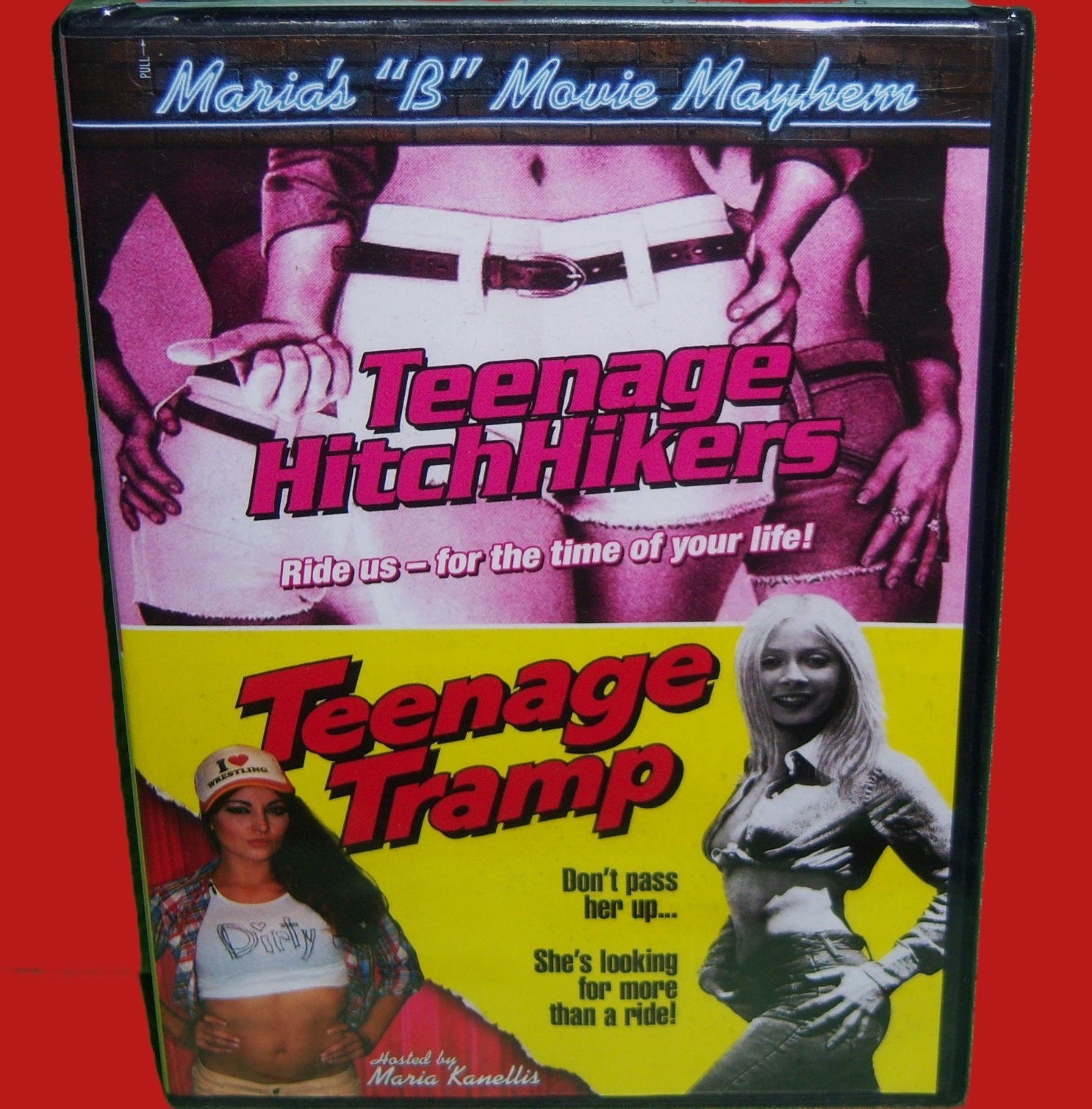 NEW RARE OOP CODE RED TEENAGE HITCHHIKERS & TEENAGE TRAMP DOUBLE MOVIE DVD SET