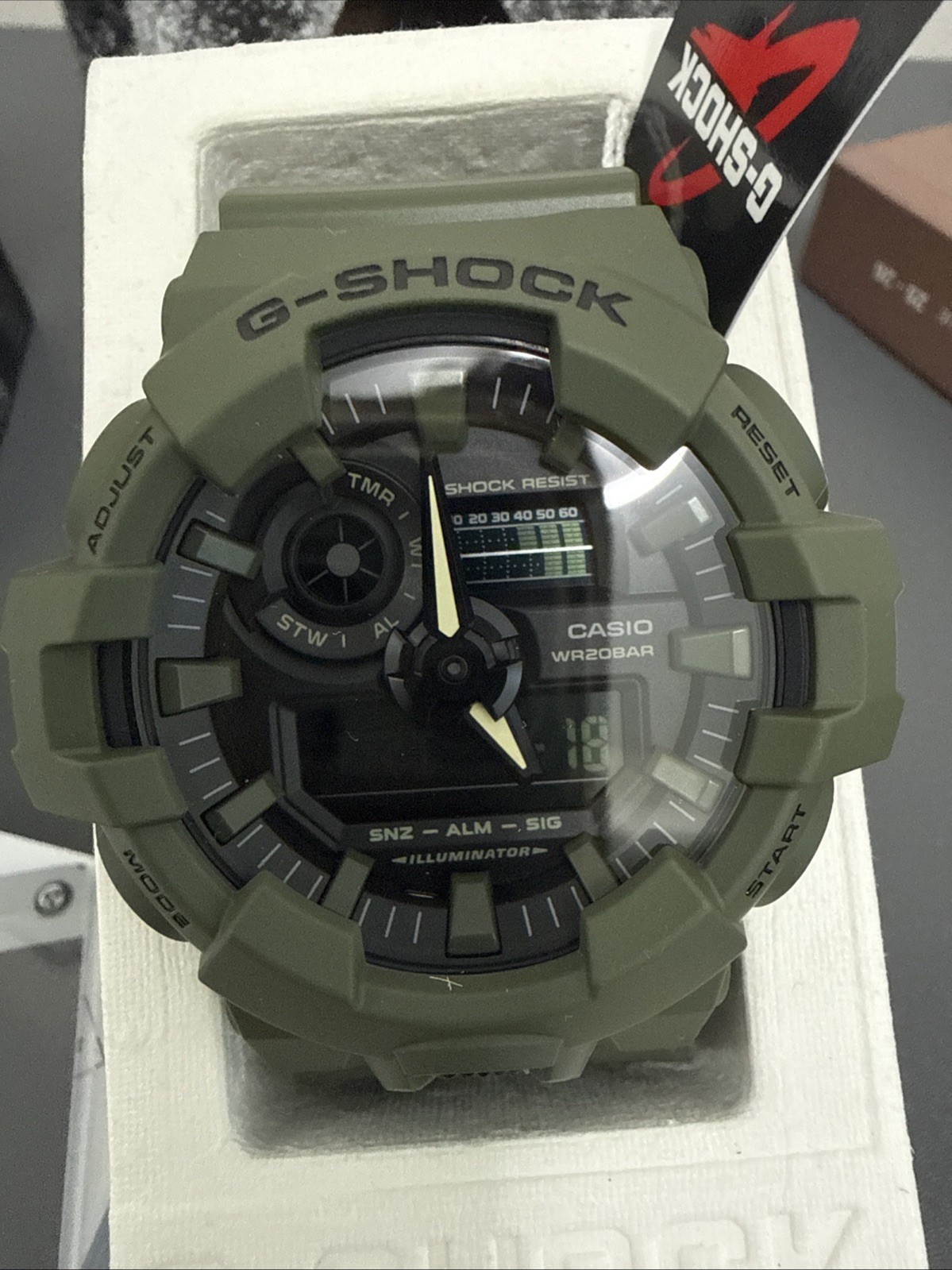Casio G-Shock GA-700UC-3ACR Olive Green Men's Analog-Digital Watch New