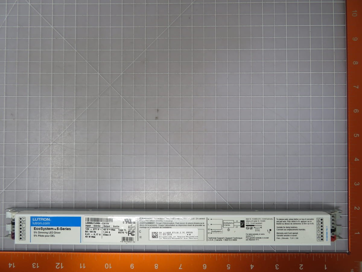 LUTRON LDE55U1UMN-CA104 LDE55U1UMNCA X108634