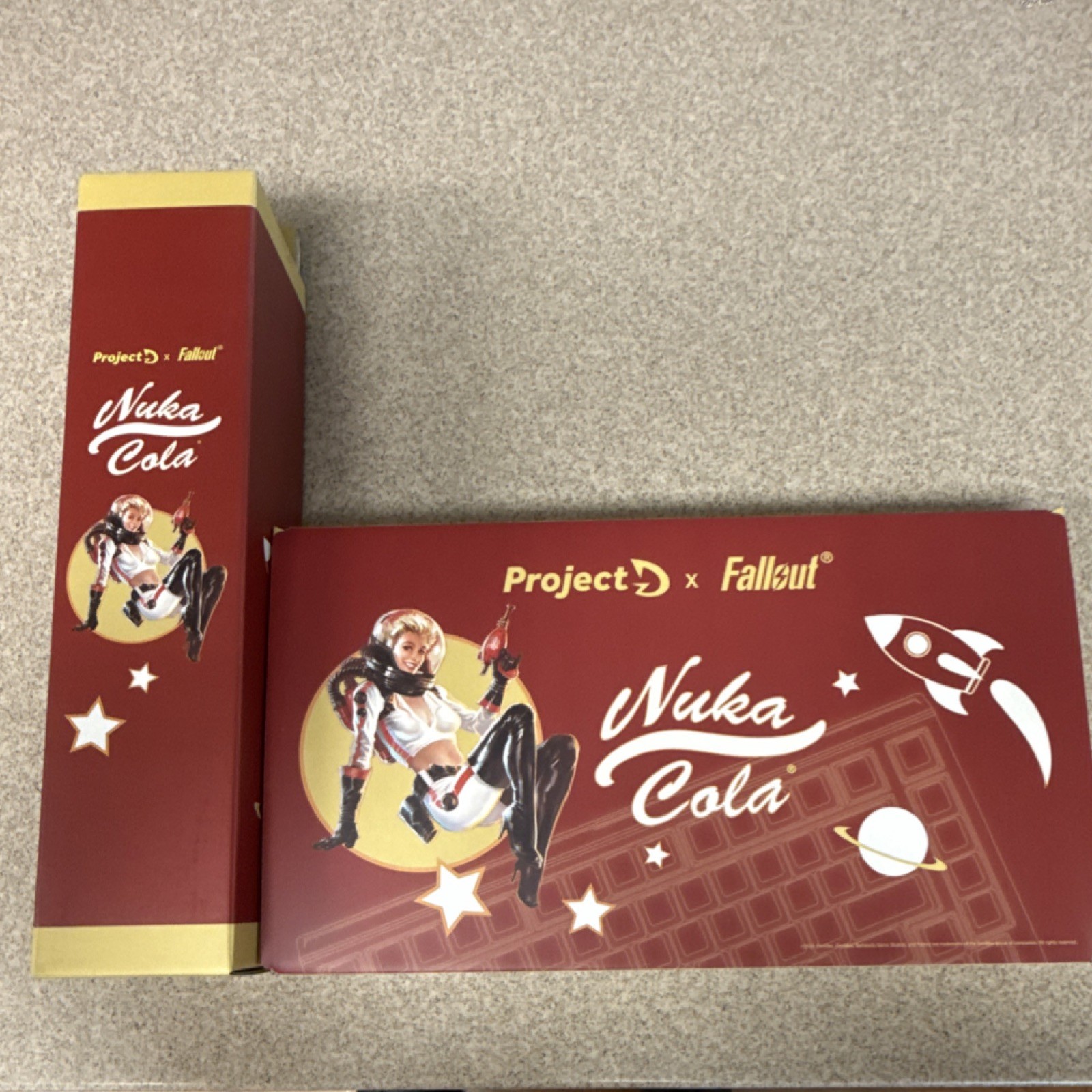 ProjectD x Fallout Nuka-Cola Mechanical Keyboard Hot-swap Cherry Brown ProjectD x Fallout Nuka-Cola Mechanical Keyboard Hot-swap Cherry Brown