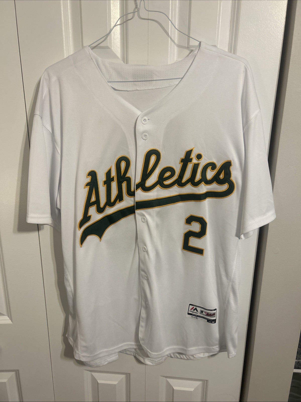 Authentic Khris Davis #2 Oakland A’s Majestic Jersey 52 Authentic Khris Davis #2 Oakland A’s Majestic Jersey 52