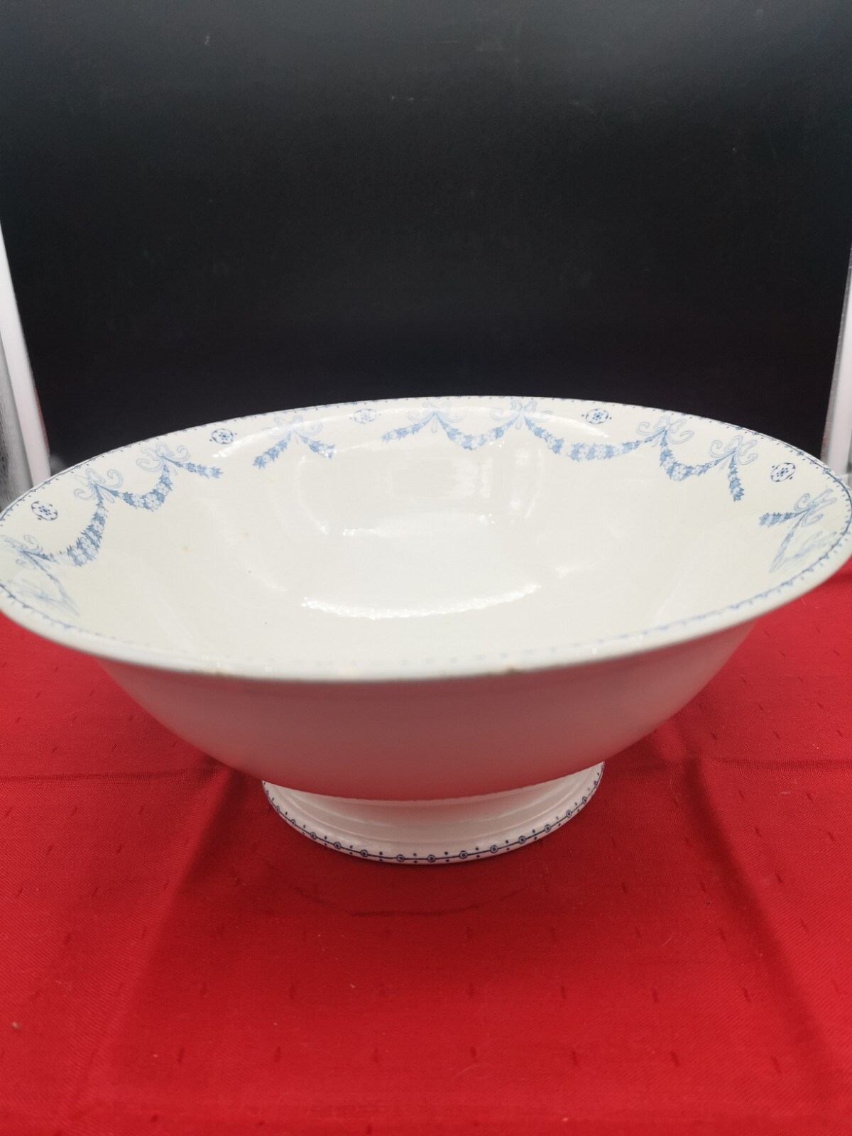 Sarreguemines Earthenware Large Salad Bowl Model Juliana