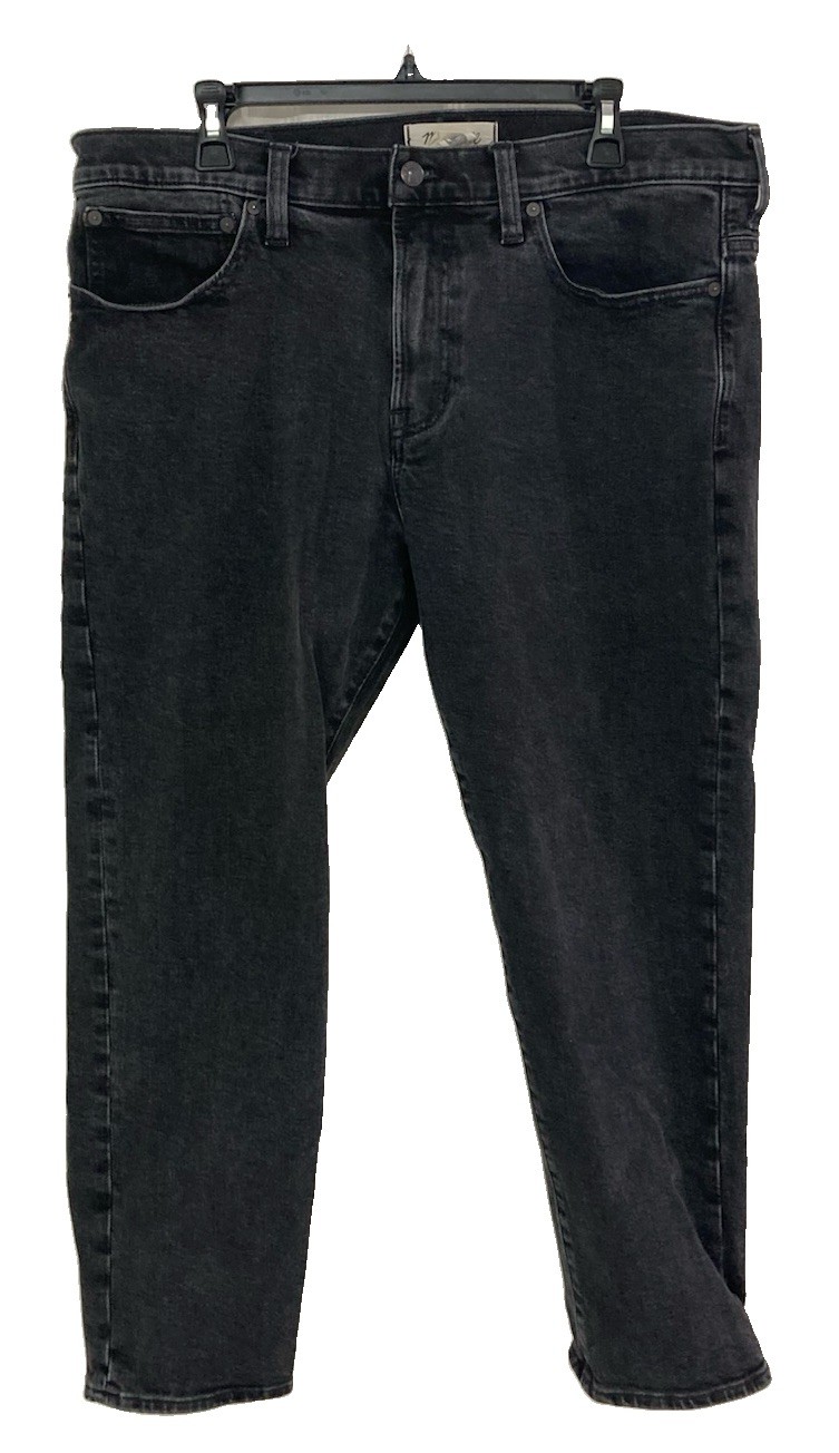 Men\'s Madewell Relaxed Taper Jeans Black Size 36x30 Men\'s Madewell Relaxed Taper Jeans Black Size 36x30