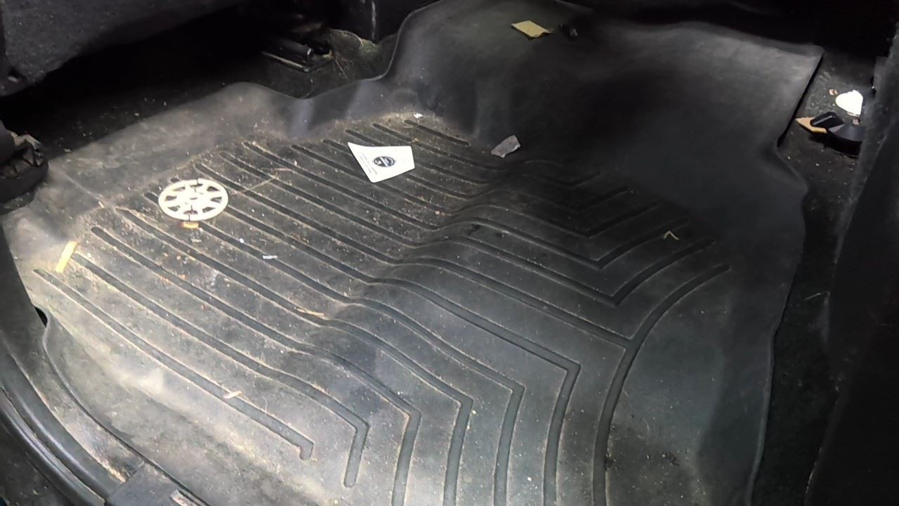 16 Chevrolet Silverado 1500 Floor Mat Rear, Full black Rubber Weathertech
