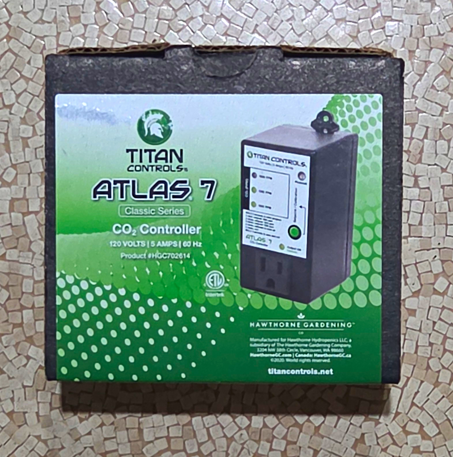 Titan Controls Atlas 7 Classic CO2 Controller Calibration HGC702614 Titan Controls Atlas 7 Classic CO2 Controller Calibration HGC702614