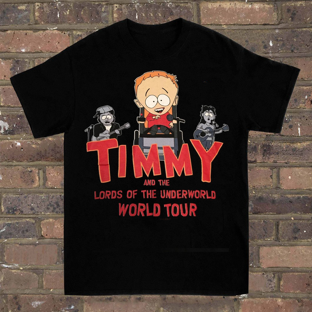 vintage SOUTH PARK TIMMY black Shirt S-5XL NN1533