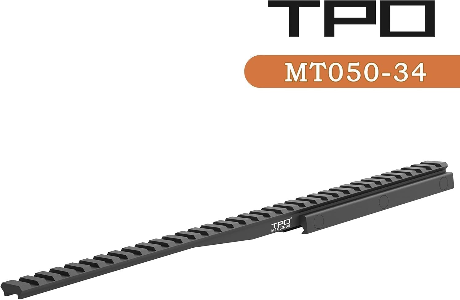 34-Slot Extended Picatinny Rail Riser Mount 0.5 34-Slot Extended Picatinny Rail Riser Mount 0.5