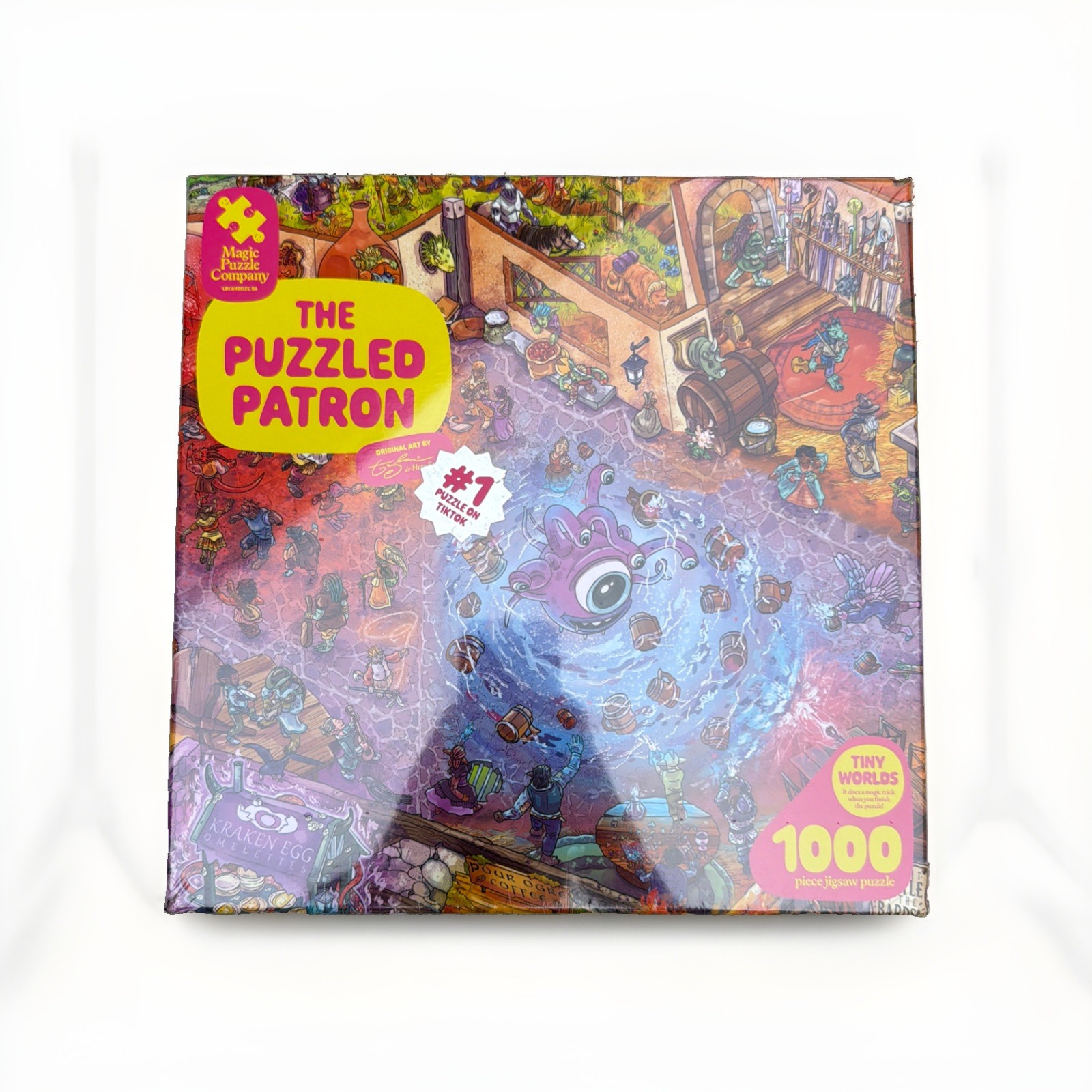 The Puzzled Patron • 1000 Pc Jigsaw Puzzle • The Magic Puzzle Company Brand New The Puzzled Patron • 1000 Pc Jigsaw Puzzle • The Magic Puzzle Company Brand New