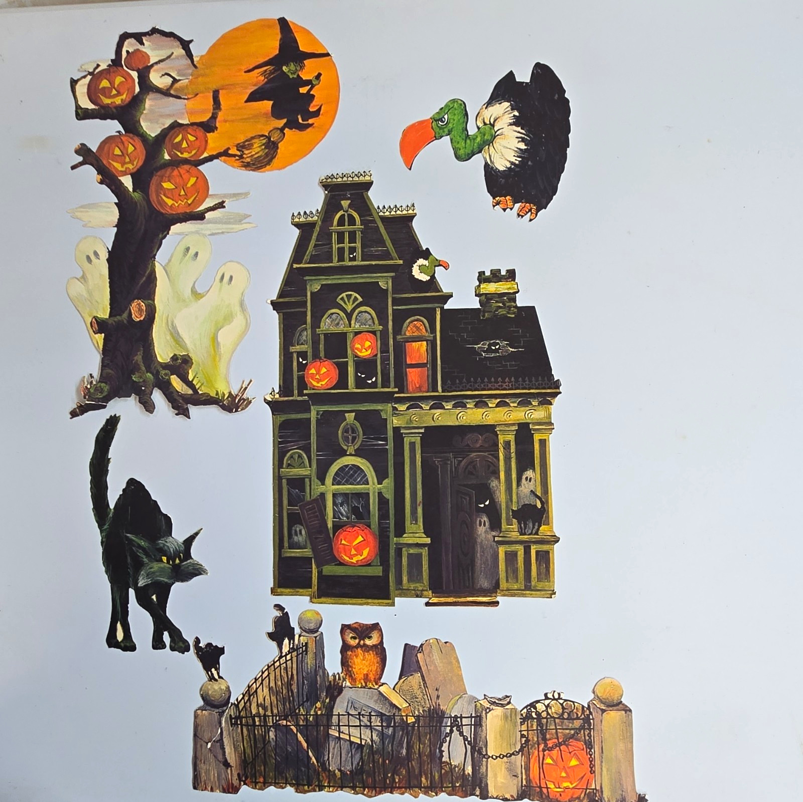 Ambassador Cards Vintage Reusable Halloween Cutouts Ambassador Cards Vintage Reusable Halloween Cutouts