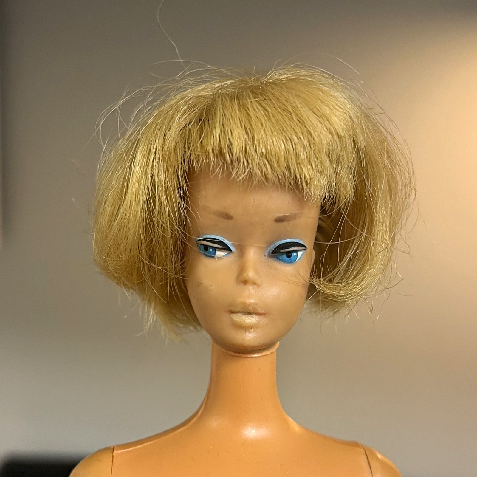 Blonde Barbie American girl, doll head, TLC plus free body
