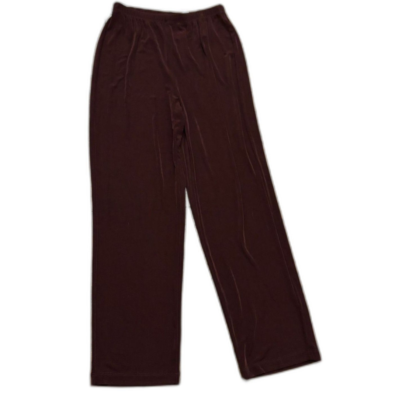 NEW Chico\'s Traveler\'s Size Small 1 Black Cherry Stretch Workwear Wide Leg Pants NEW Chico\'s Traveler\'s Size Small 1 Black Cherry Stretch Workwear Wide Leg Pants