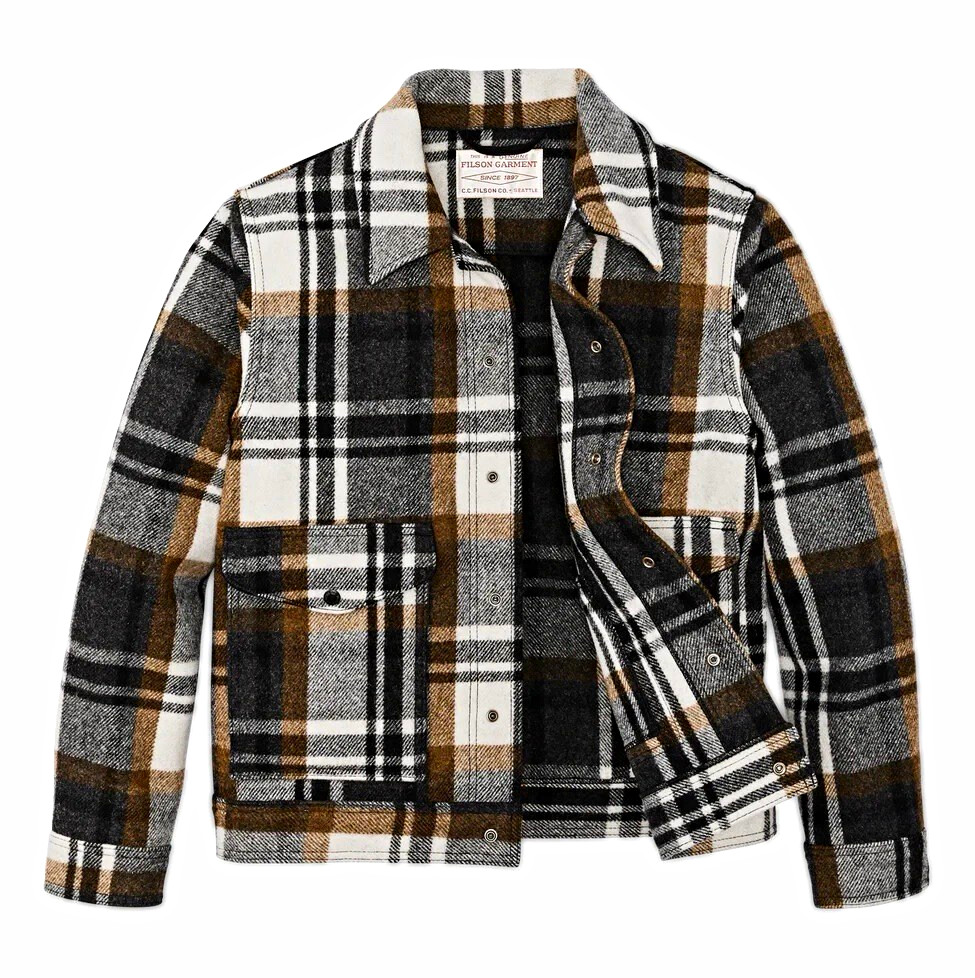 Filson Mens Large Mackinaw Wool Work Jacket Made in USA Heritage Reissue NWT