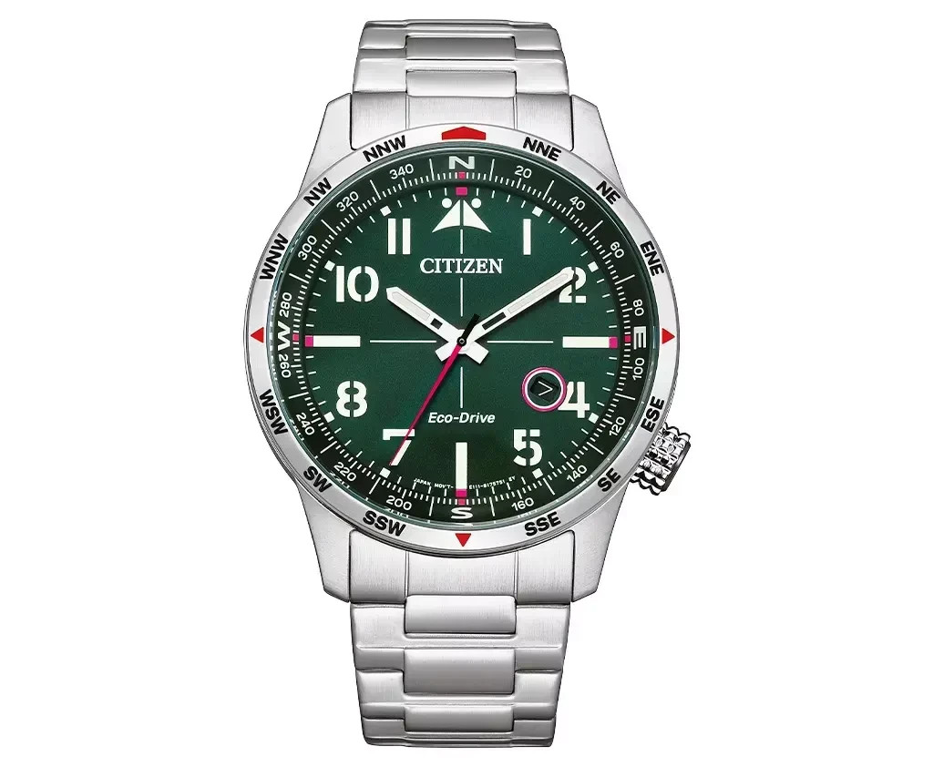 Citizen Men\'s Weekender Eco-Drive Green Dial Watch - BM7551-50X NEW Citizen Men\'s Weekender Eco-Drive Green Dial Watch - BM7551-50X NEW