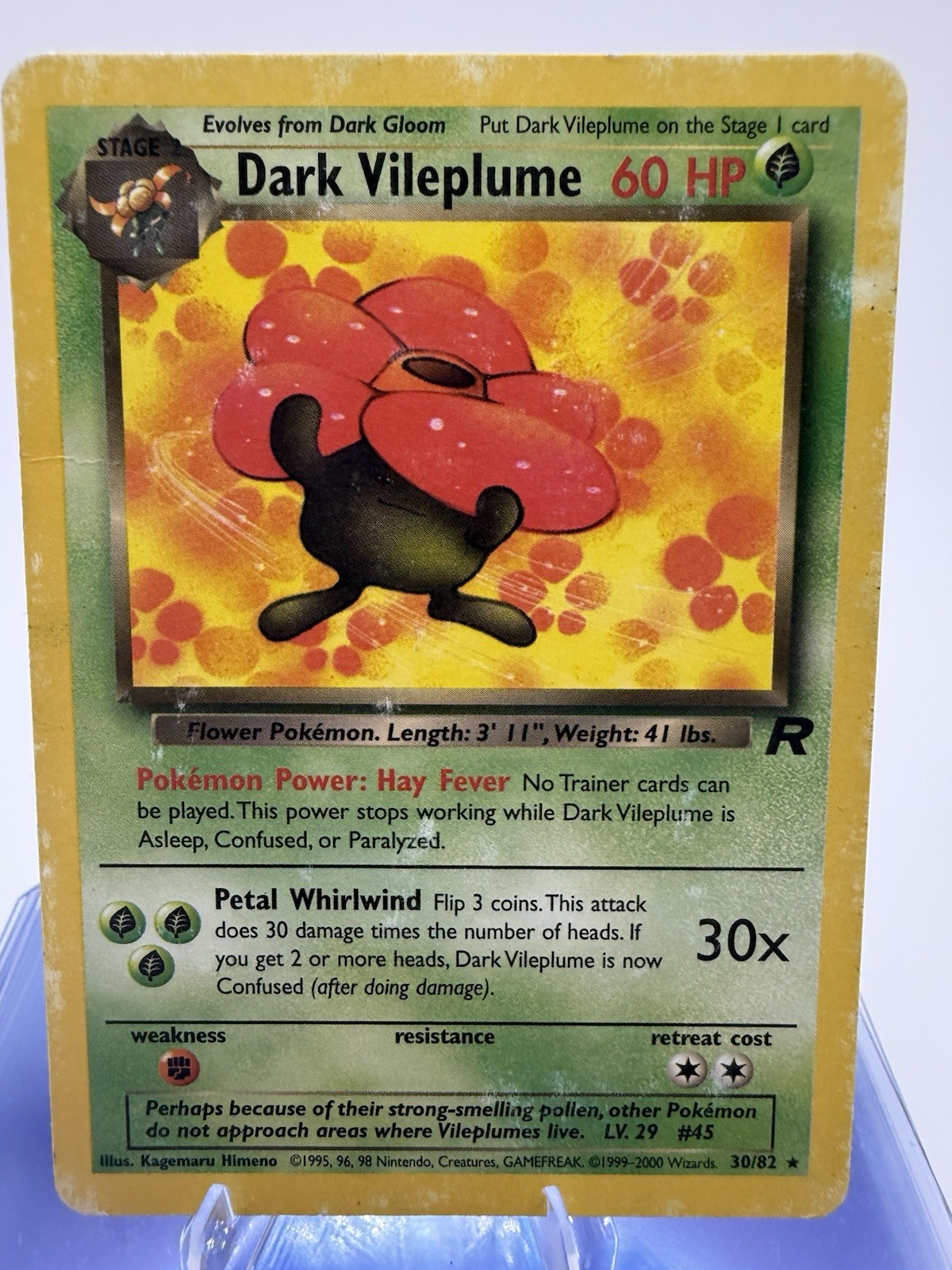 Dark Vileplume 30/82 Team Rocket Regular Dark Vileplume 30/82 Team Rocket Regular