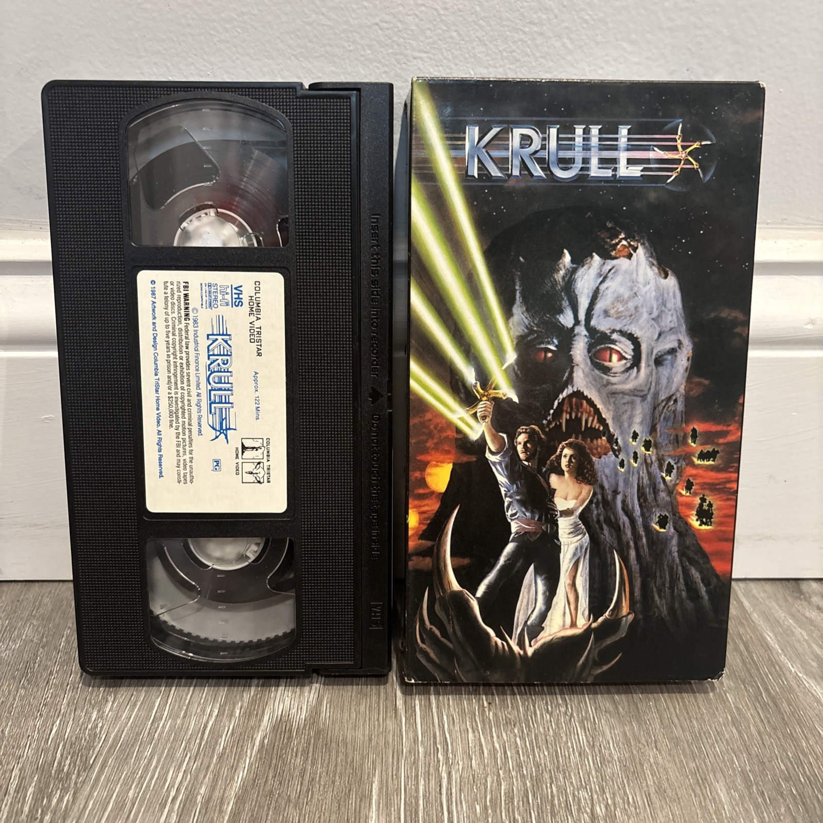 Krull (VHS tape 1993) TESTED rare