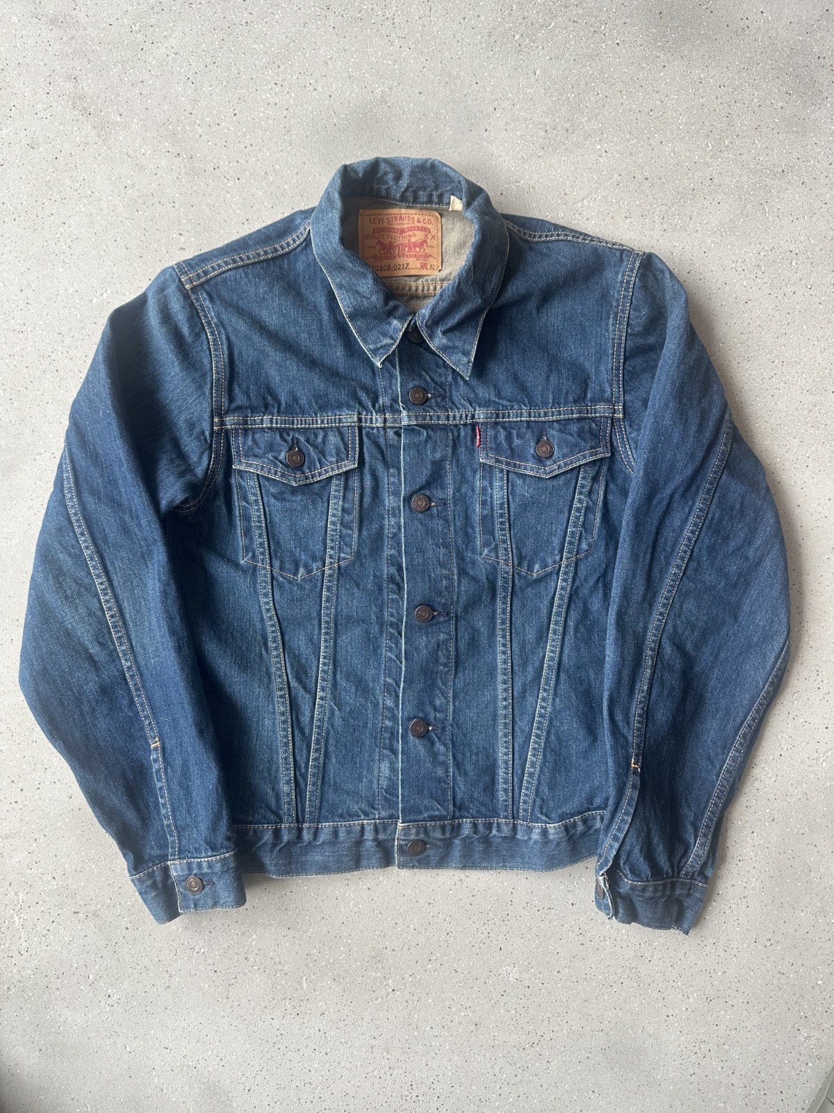 Levi’s LVC 1967 Big E 70505-0217 Type III Trucker Jacket Sz 42