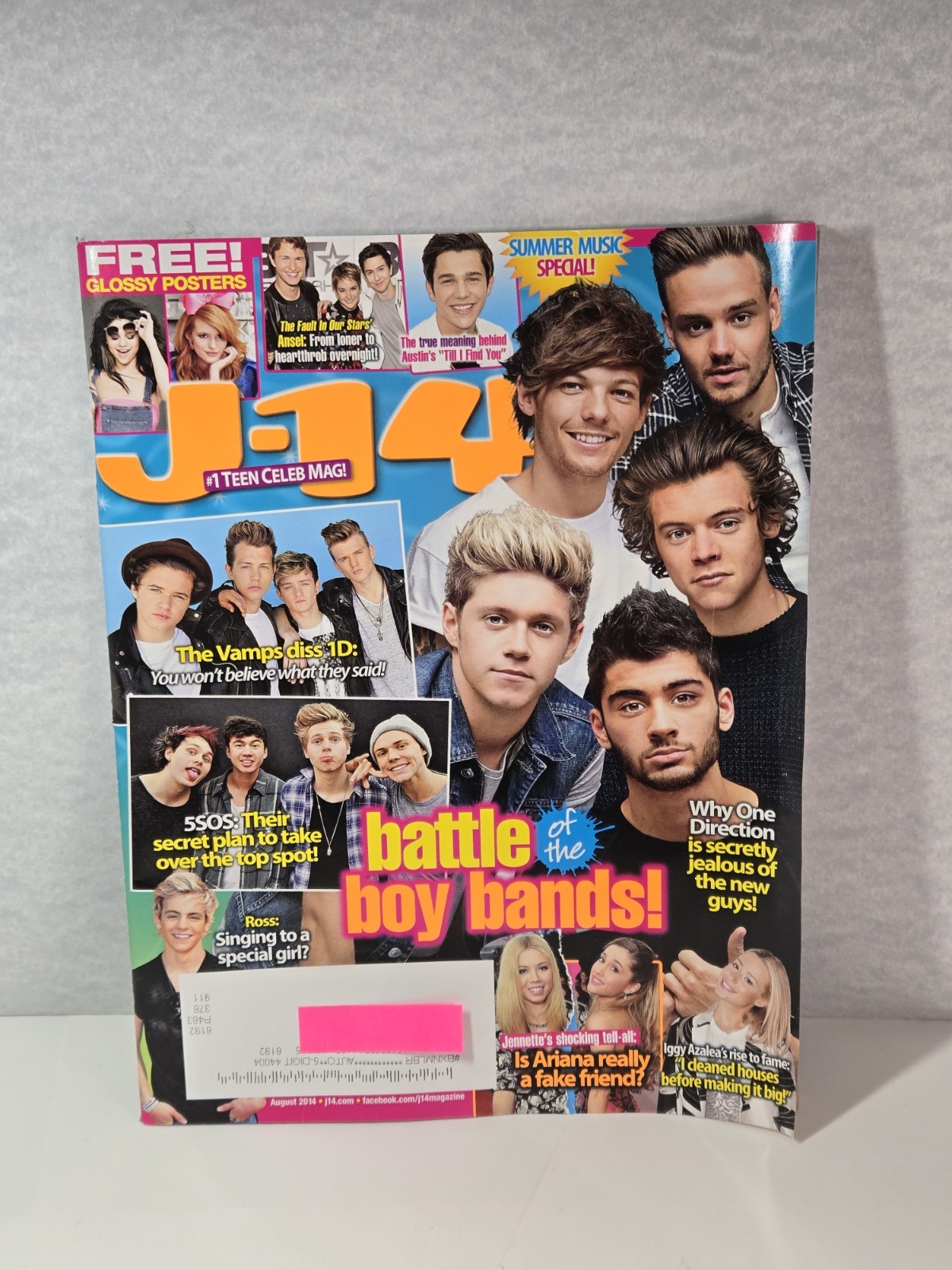 J-14 Magazine August 2014 Teen Celeb Complete Selena Ariana 1D 5SOS Harry J-14 Magazine August 2014 Teen Celeb Complete Selena Ariana 1D 5SOS Harry