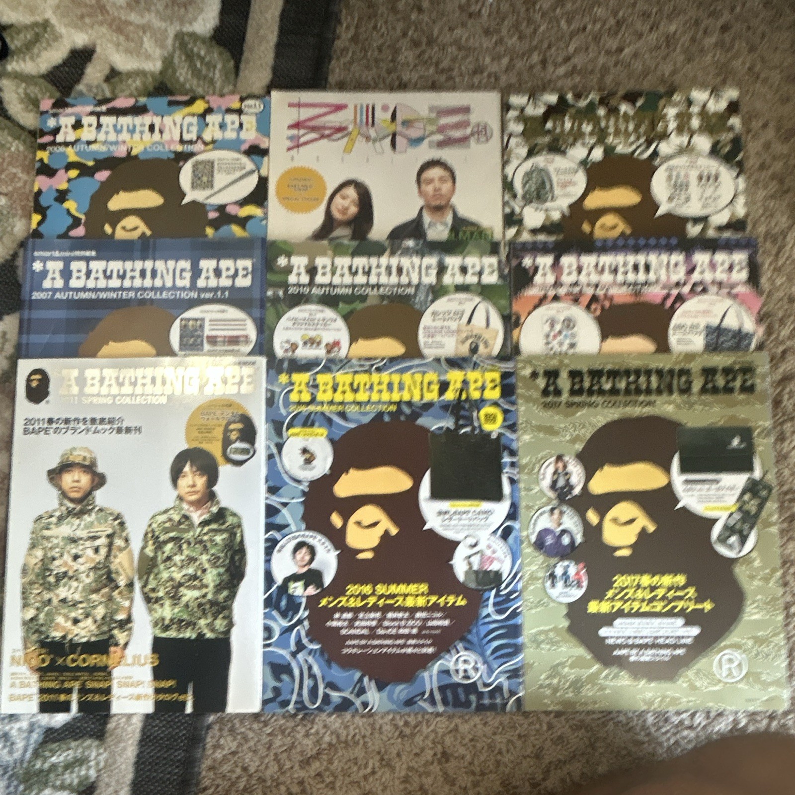 A Bathing Ape 2006-2017 Japanese Magazine Catalog Collection A Bathing Ape 2006-2017 Japanese Magazine Catalog Collection