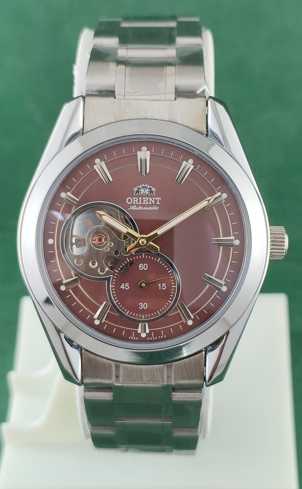 Orient Automatic Brown Dial Steel Band Men Wristwatch | Pre - owned