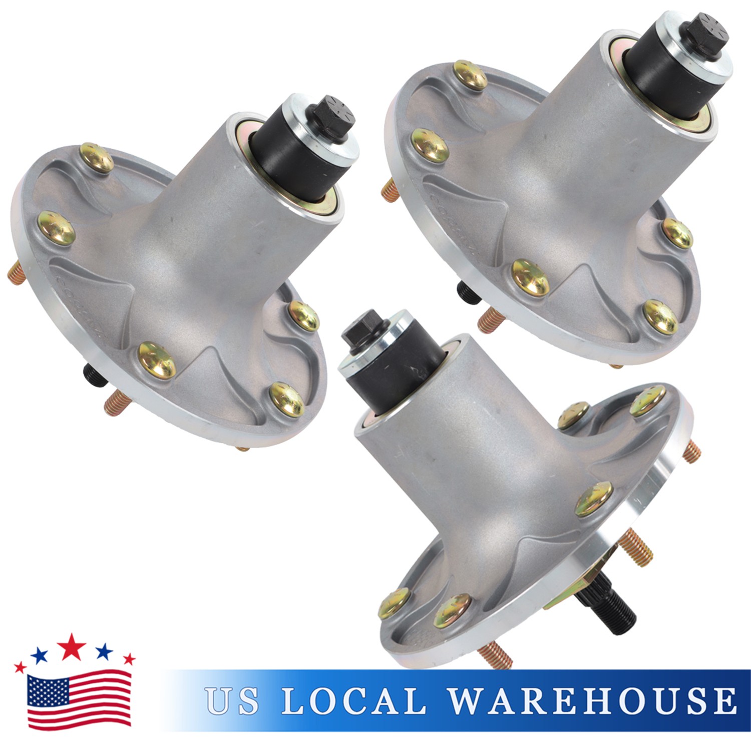 3Pcs Mower Deck Spindle 109-2102 For Exmark Lazer Z X-Series 109-6917 109-0764