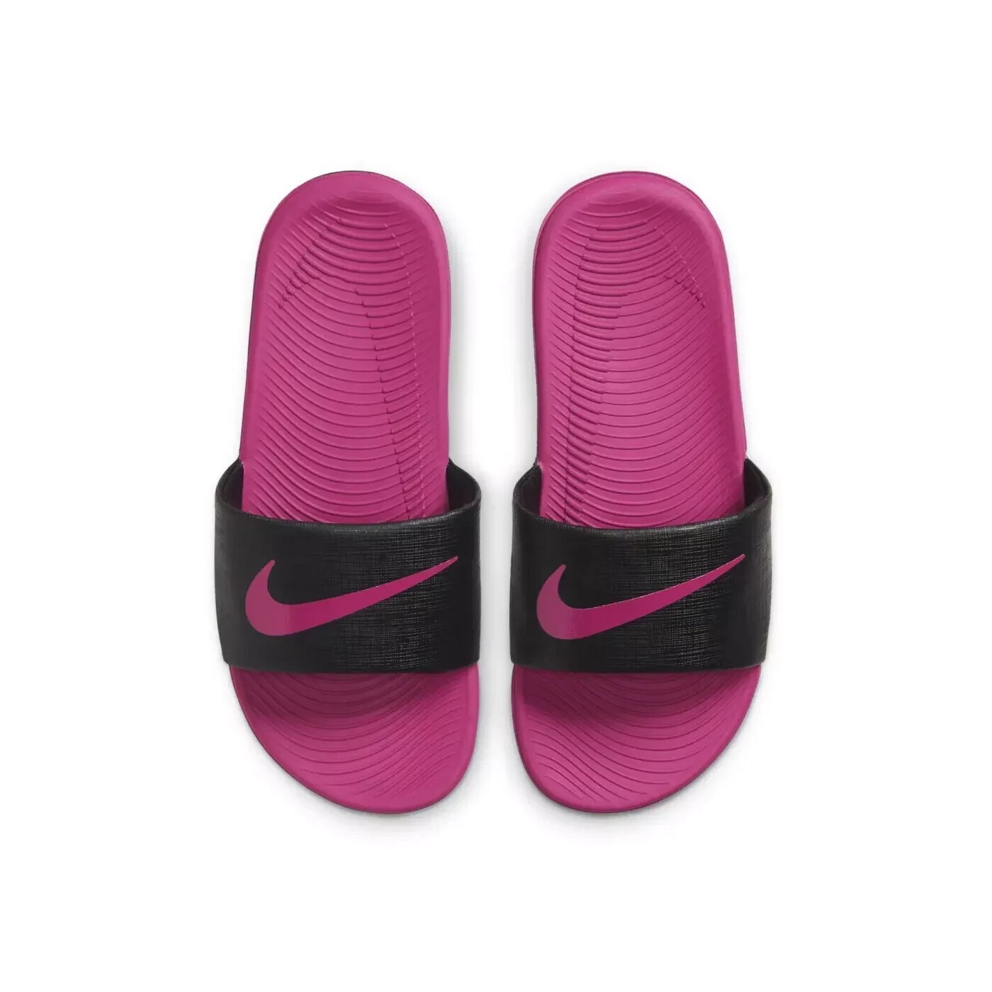 Nike Kawa Slide (GS) Black Pink DD8519-001 Youth NEW Nike Kawa Slide (GS) Black Pink DD8519-001 Youth NEW
