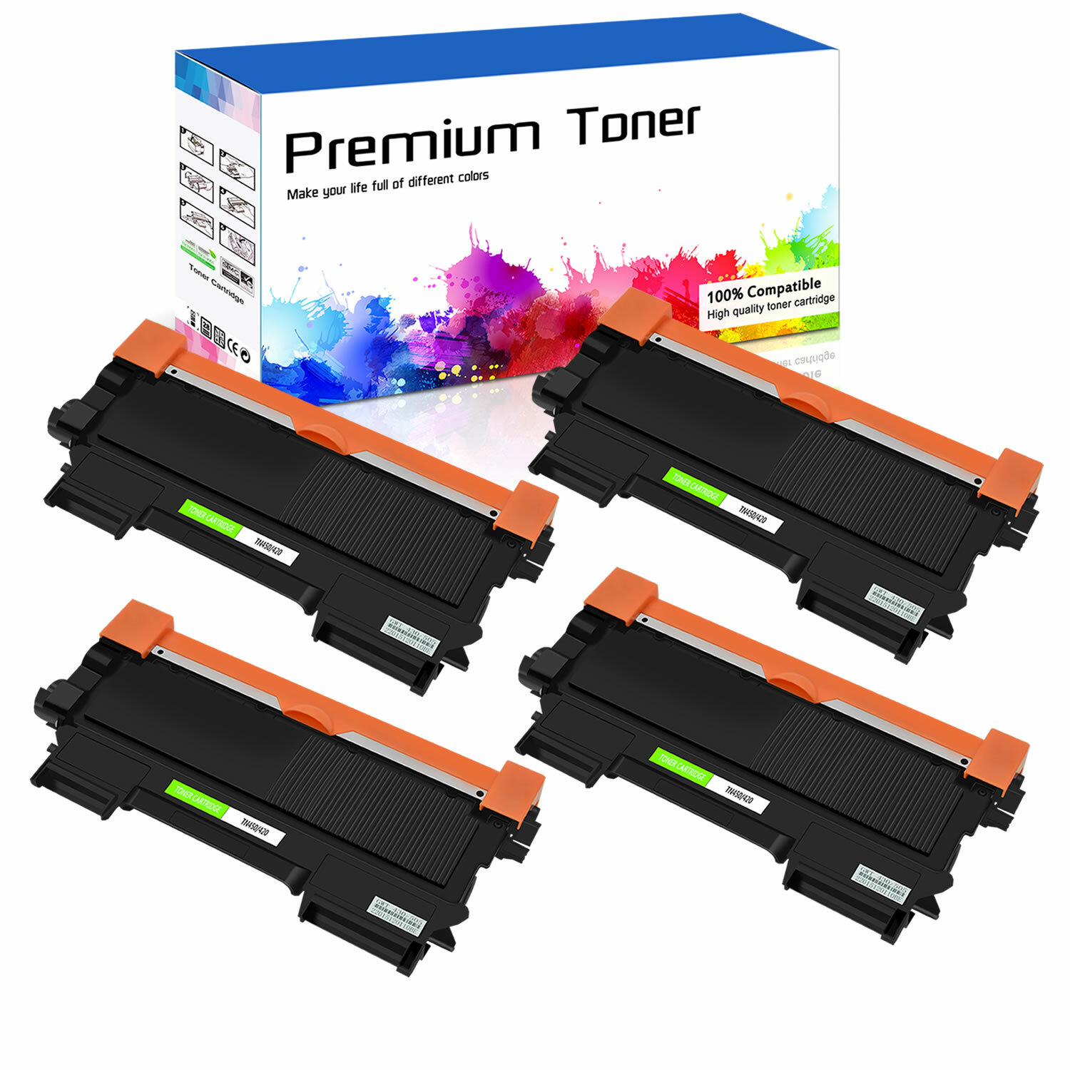 4PK TN-450 TN450 Toner for Brother TN420 DCP-7060D HL-2242D HL-2250DN HL-2270DW