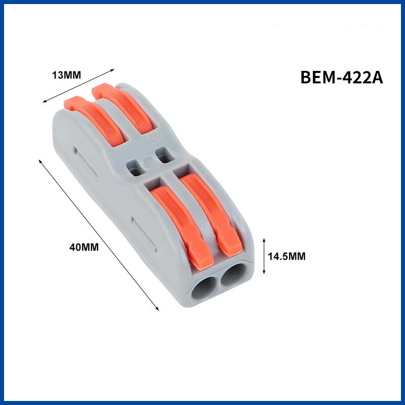 Spring Lever Terminal Block Electrical Cable Wire Connector Quick Splice lot Spring Lever Terminal Block Electrical Cable Wire Connector Quick Splice lot