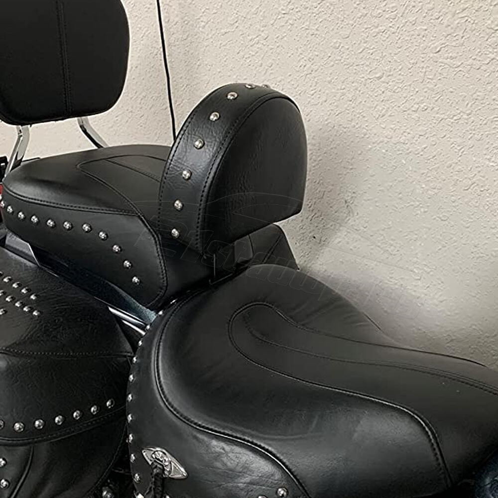 Studded Driver/Rider Backrest For Harley 2007-2017 Heritage Softail FLSTC FLSTF