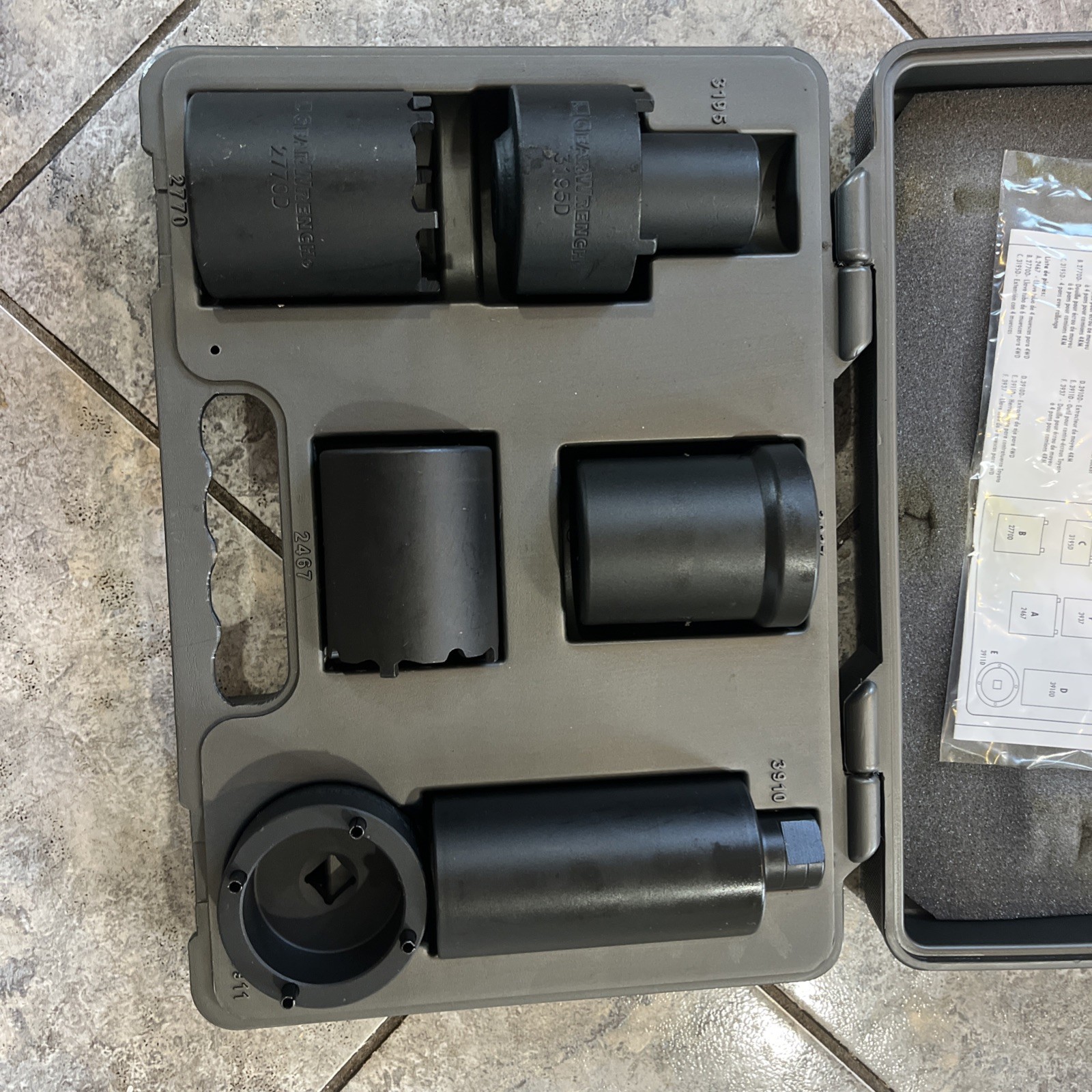 For Ford 41660D 6 Pack Spindle Nut Socket Set for Dana 44 50 80, F-series Trucks For Ford 41660D 6 Pack Spindle Nut Socket Set for Dana 44 50 80, F-series Trucks