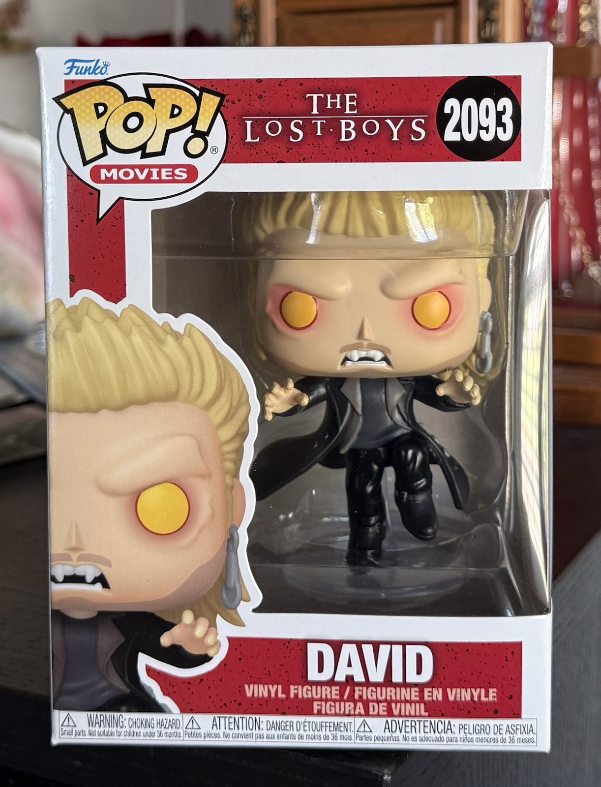 Funko Pop Movies: (Floating) DAVID #2091 (The Lost Boys) w/Protector IN HAND