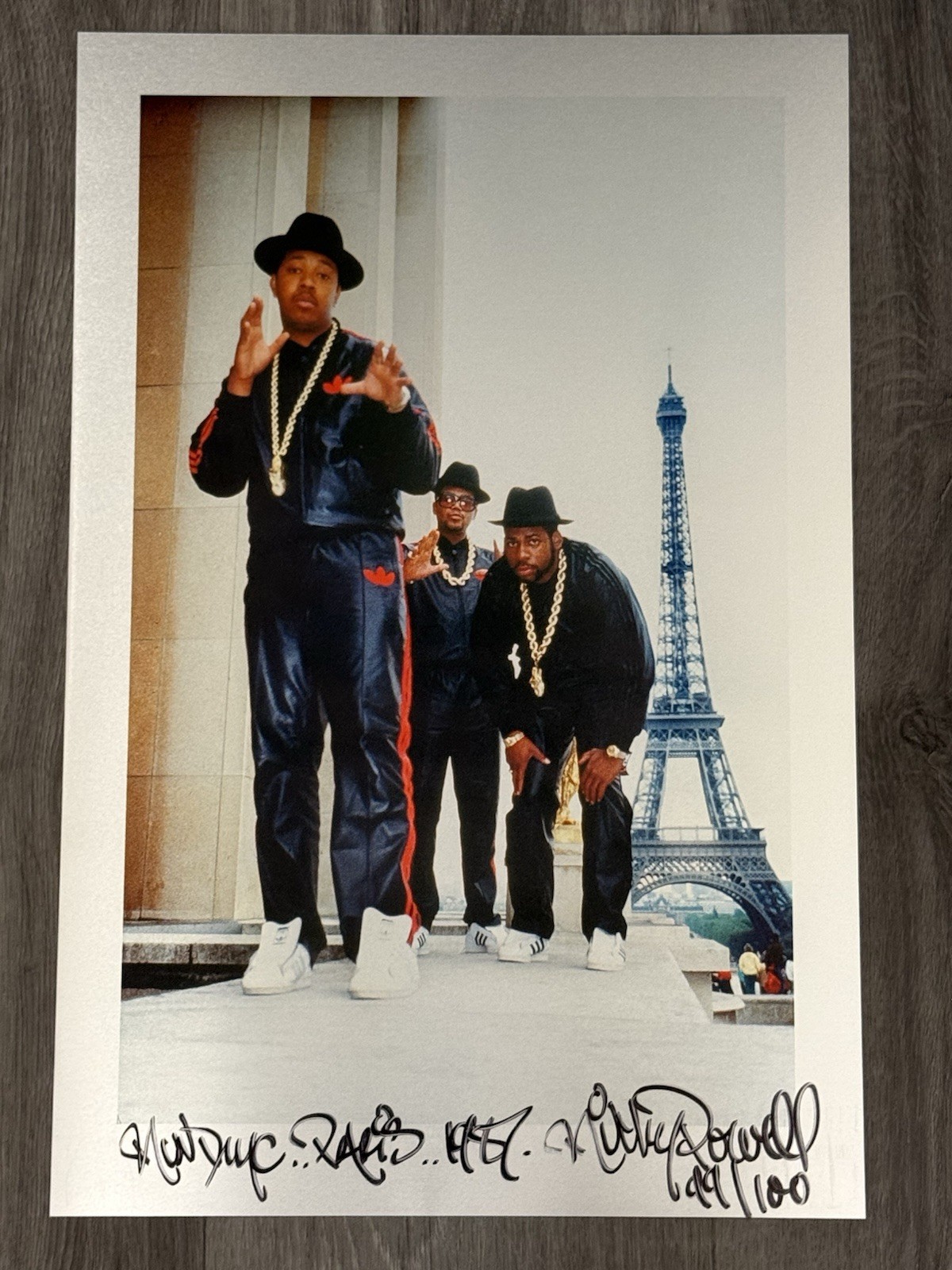 Ricky Powell - Run DMC - Paris 1987 (Aluminium Edition) 99/100 🔥🔥🔥 