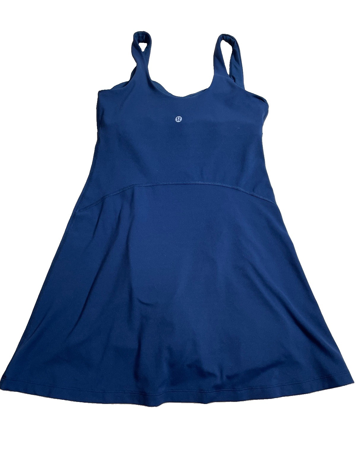 Lululemon Women\'s 6 Navy Blue Align Dress Short Liner Tennis Pickleball Sporty Lululemon Women\'s 6 Navy Blue Align Dress Short Liner Tennis Pickleball Sporty