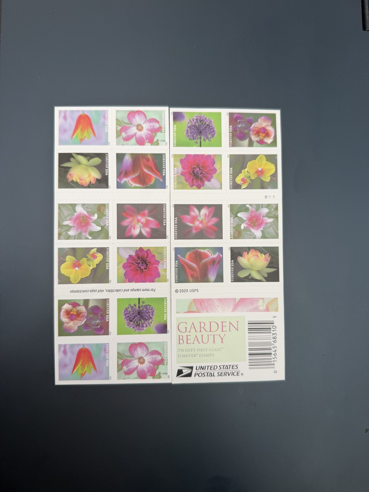 GARDEN BEAUTY Booklet of 20 Forever Stamps MNH #5567b
