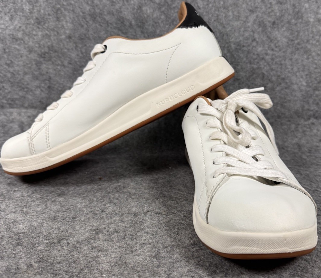 Kuru Roam Classic Court Womens Size 9 White Athletic Leather Shoes Sneakers