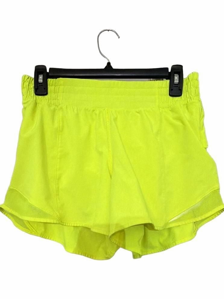 Lululemon Hotty Hot Short Size 6 Tall Yellow Athletic
