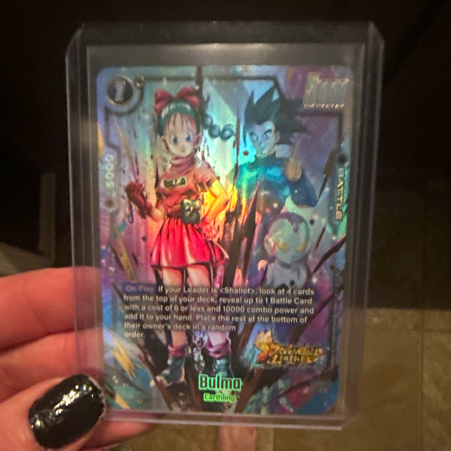 Bandai Dragon Ball Super Bulma Leader Alternate Art Foil Rare Eng DBS-SD18-01