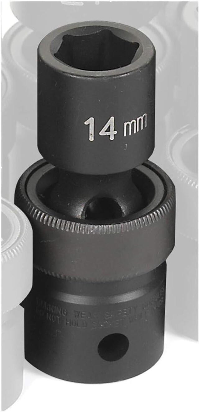 Grey Pneumatic Corp. GY2014UM .50 in. Drive x 14MM Universal Standard Grey Pneumatic Corp. GY2014UM .50 in. Drive x 14MM Universal Standard