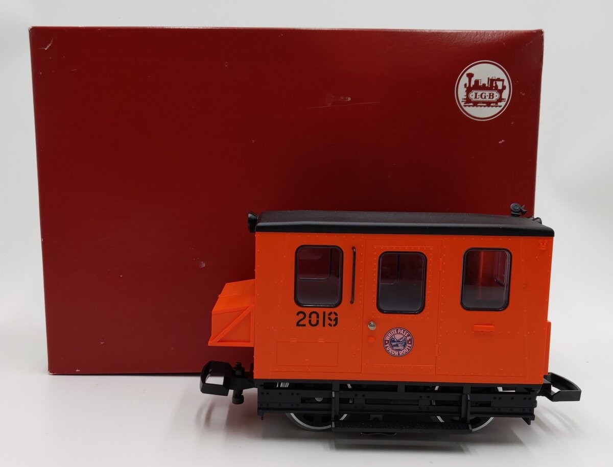 LGB 20060 G WP&YR Orange Gang Car LN/Box