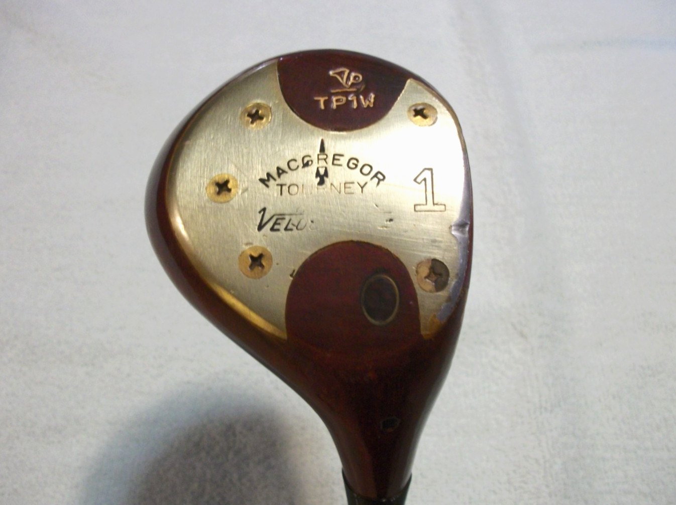 Vintage MacGregor Toney Penna TP1W RH Persimmon Driver Velocitized 44