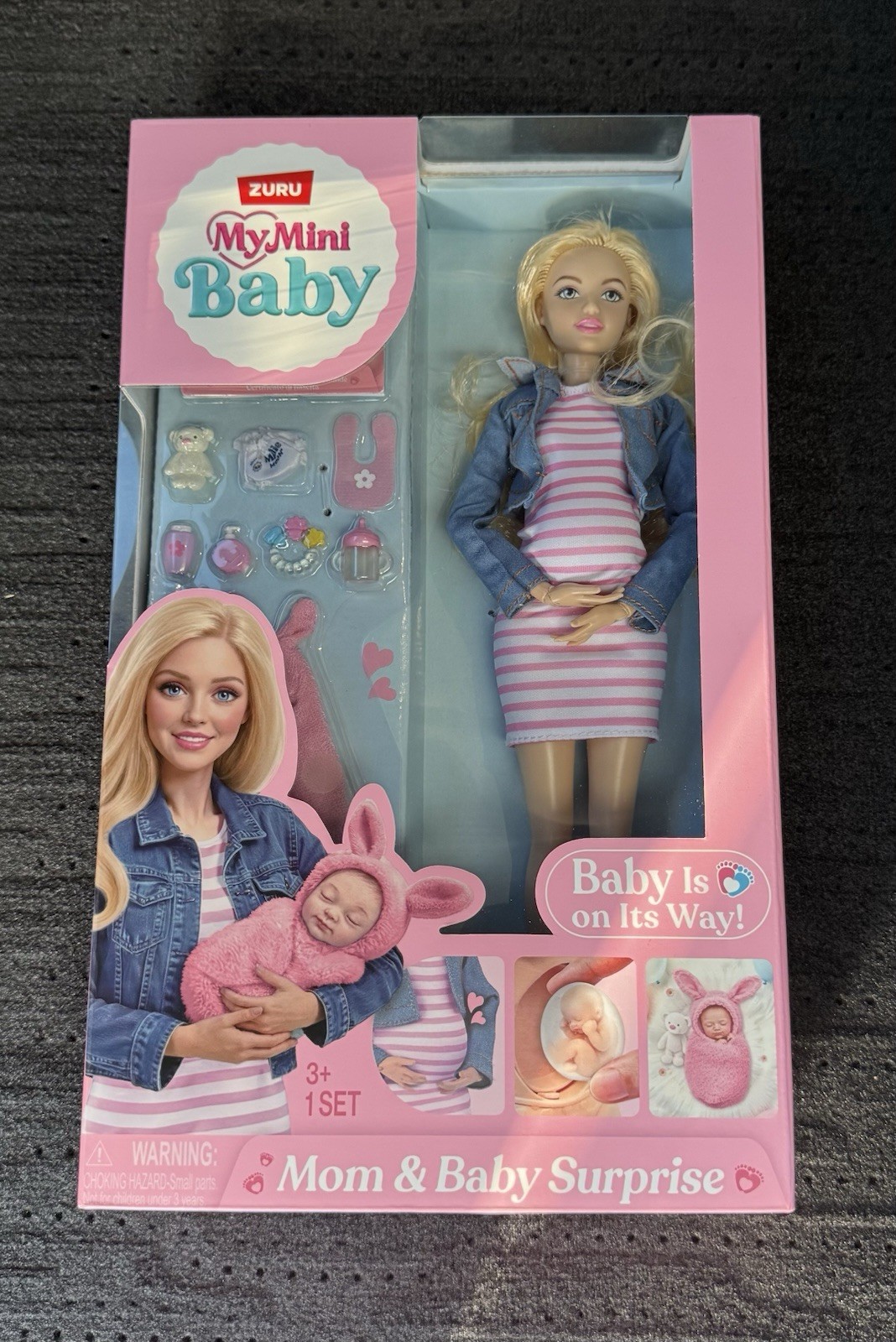ZURU My Mini Baby Mom & Baby Surprise Blonde Doll Set New IN HAND ZURU My Mini Baby Mom & Baby Surprise Blonde Doll Set New IN HAND