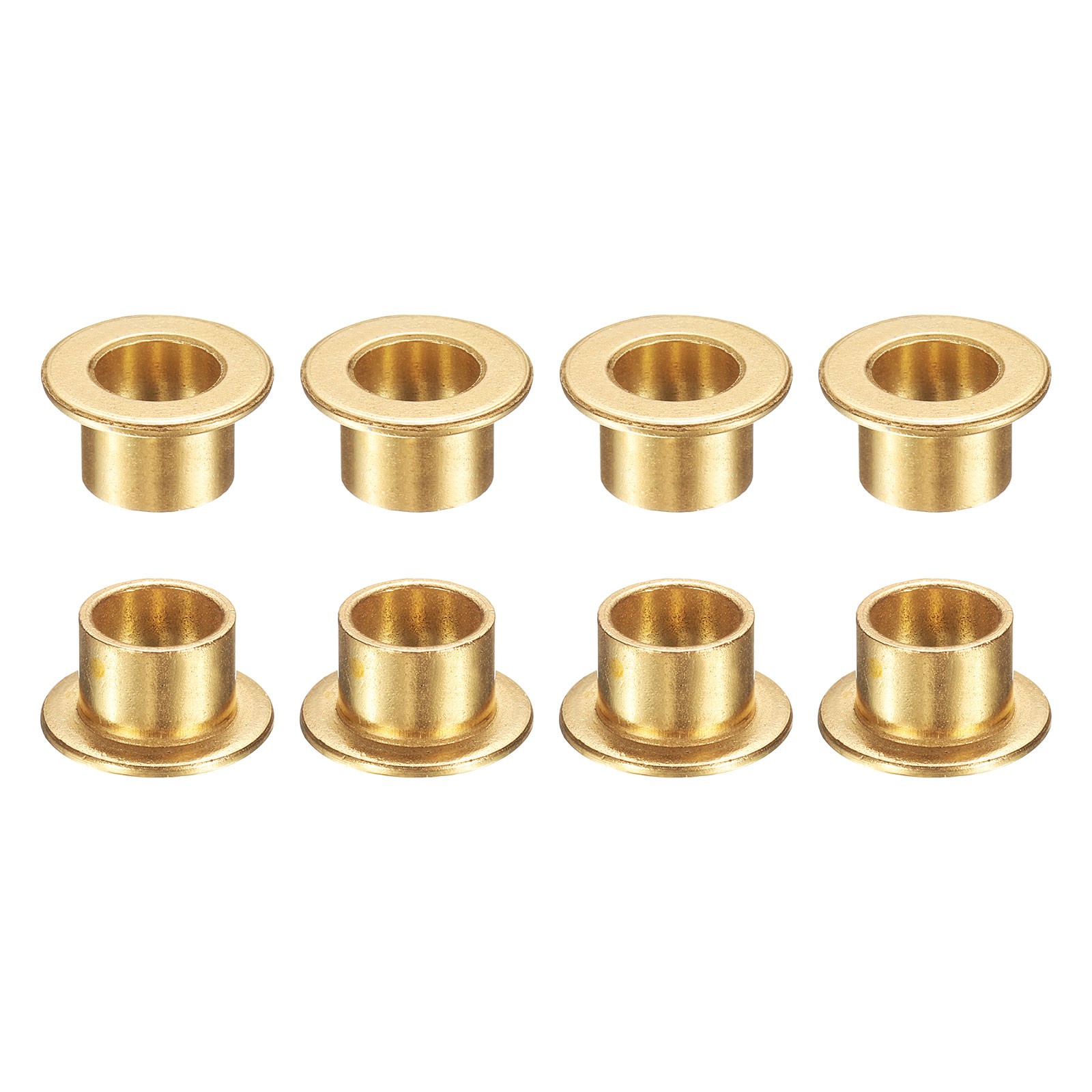8Pcs Flange Sleeve Bearings 8x10x8mm Self-Lubricating Sintered Bronze Bushings 8Pcs Flange Sleeve Bearings 8x10x8mm Self-Lubricating Sintered Bronze Bushings