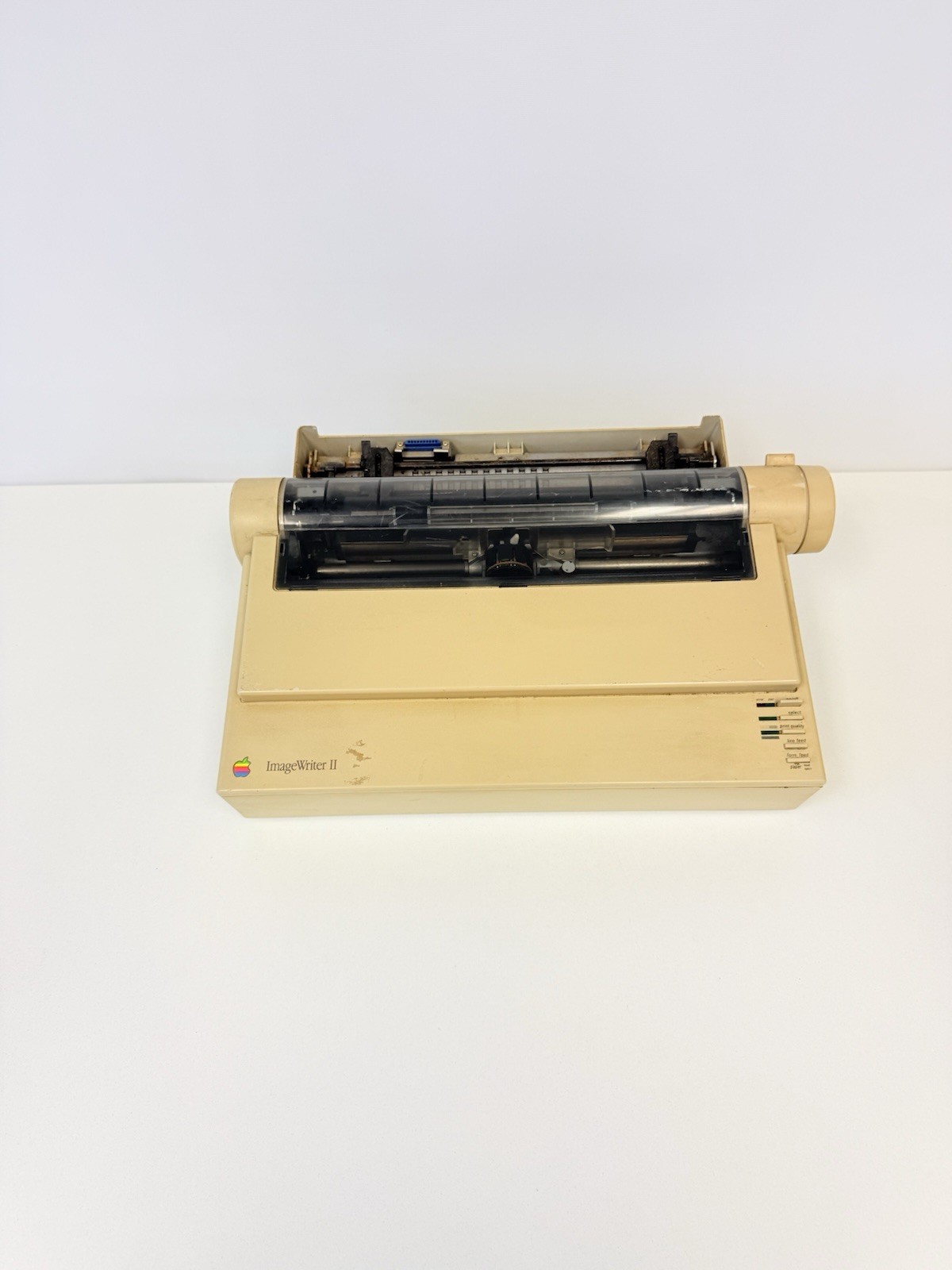 Vintage Apple ImageWriter II Dot-Matrix Printer Powers On Untested Fair