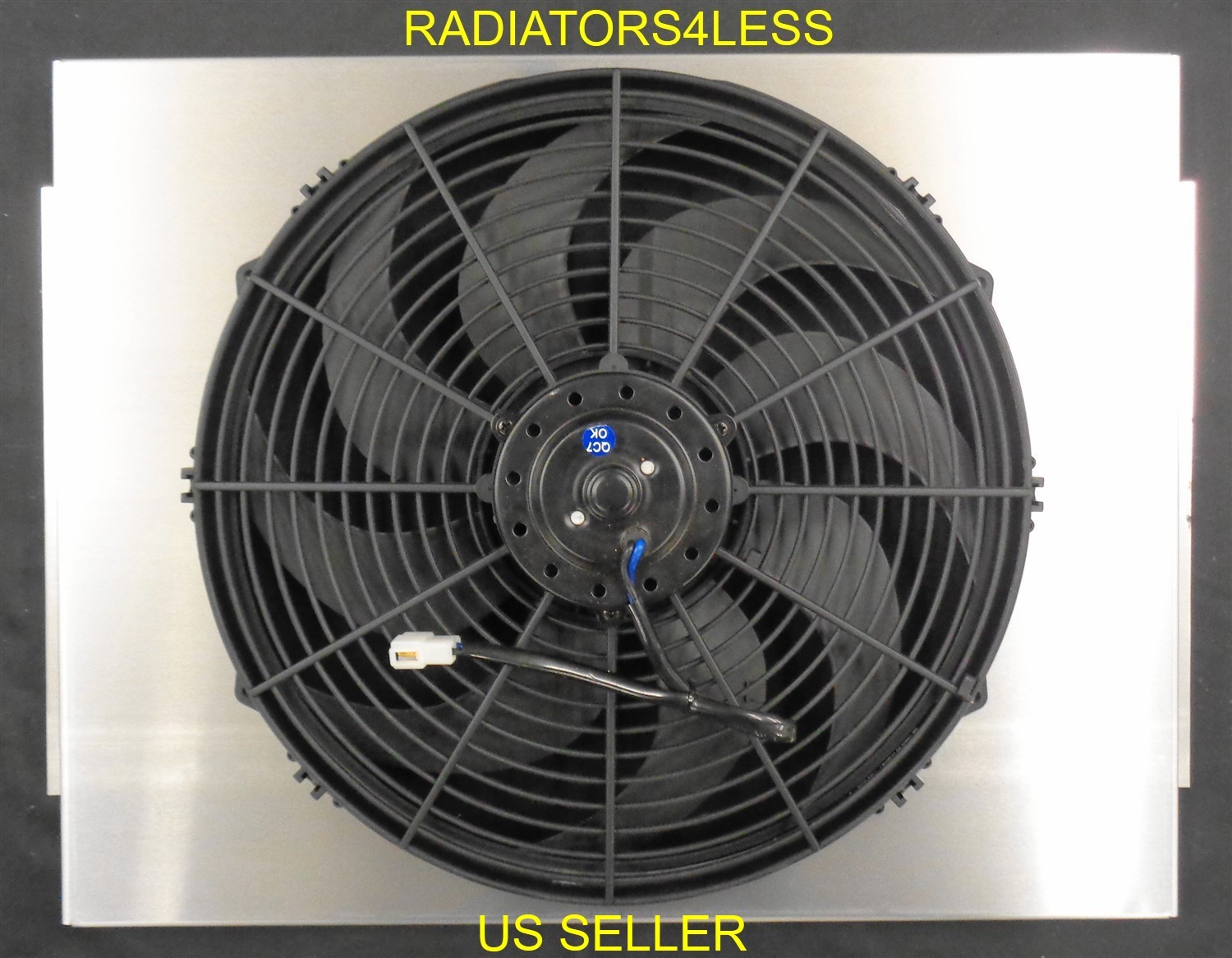 ALUMINUM RADIATOR FAN SHROUD W/ 16