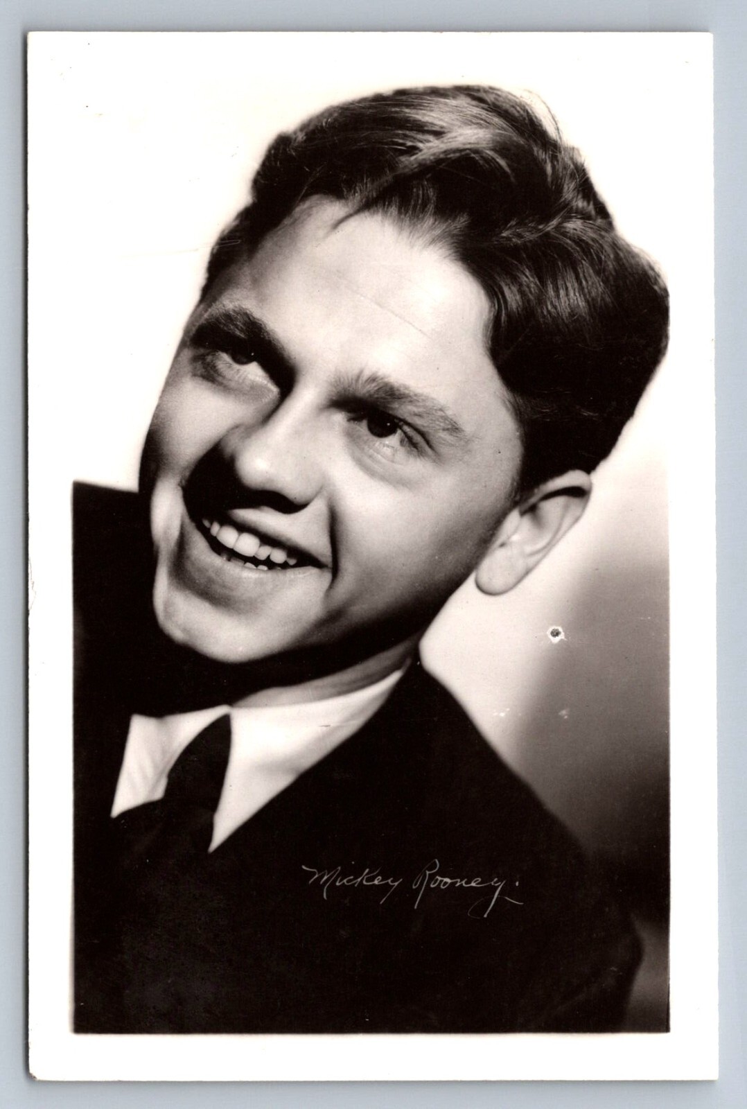 Postcard RPPC American Actor Singer Mickey Rooney Andy Hardy M970