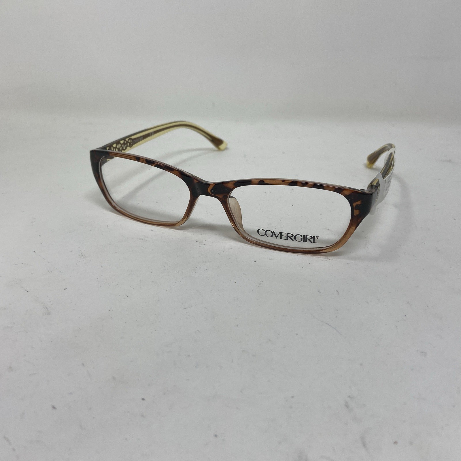 Covergirl Eyewear CG510 052 52-17-135 BROWN CRYSTAL EYEGLASSES 245Z