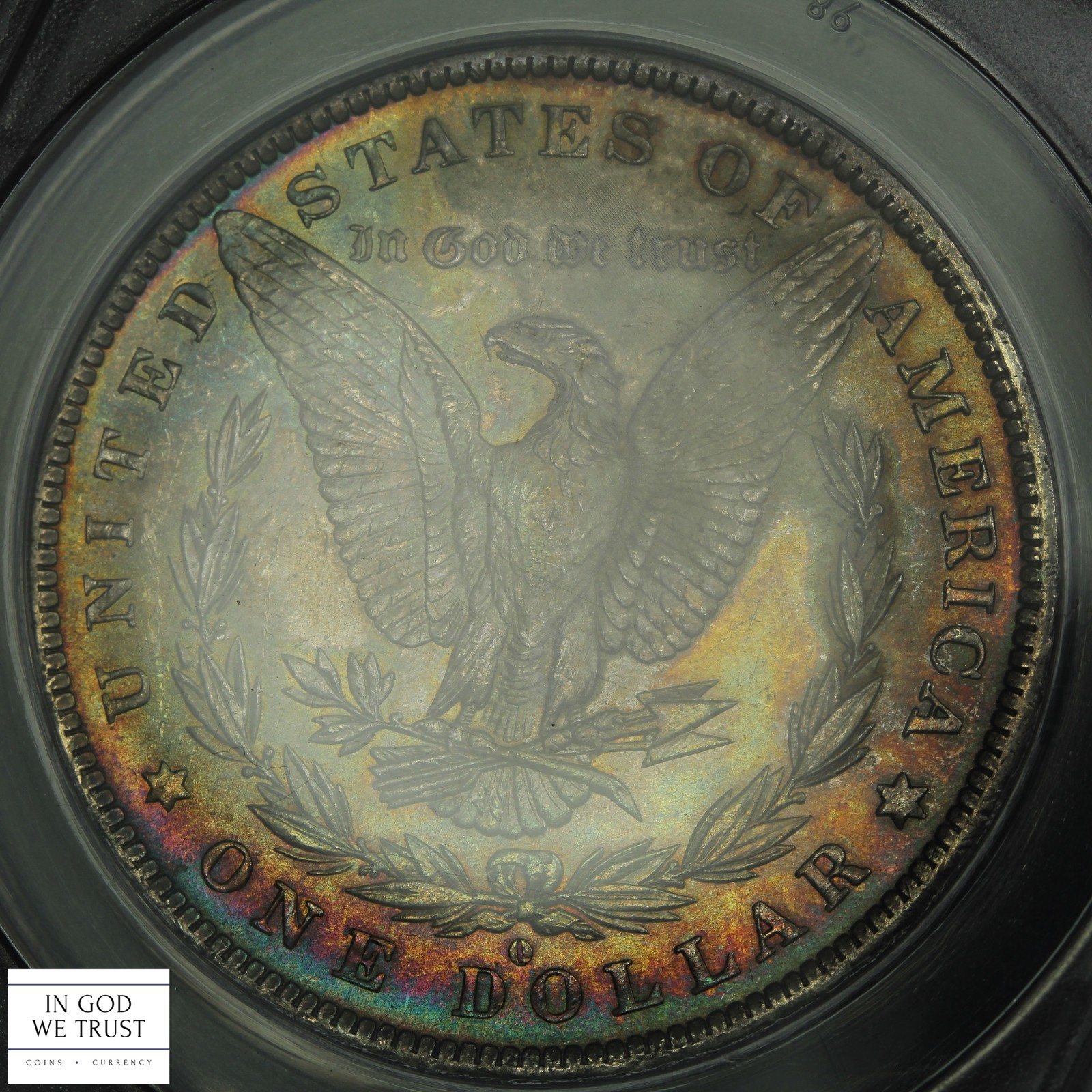1882 O Morgan Silver Dollar $1 ANACS MS 63 (GORGEOUS RAINBOW TONING) 1882 O Morgan Silver Dollar $1 ANACS MS 63 (GORGEOUS RAINBOW TONING)