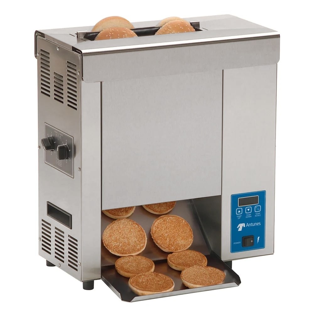 A.J. Antunes - Roundup Stainless Steel Vertical Toaster with Heated Base