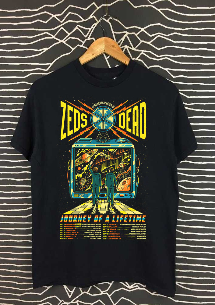 ZEDS DEAD JOURNEY OF A LIFETIME TOUR Unisex Hot Trend T-shirt All Sizes S193 ZEDS DEAD JOURNEY OF A LIFETIME TOUR Unisex Hot Trend T-shirt All Sizes S193
